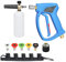 TOOSOAR Haute Pression Nettoyeur Canon à Mousse,Canon à Mousse pour Lavage de Voiture 1L, avec 5 Buses de Pulvérisation,pour Le Lavage de Voiture et Le Nettoyage