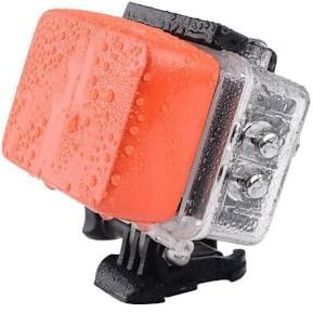 Sports Camera Float for GoPro Orange Waterproof Case Anti-sinking Block Sports Photo Accessories Float + 3M Adhesive