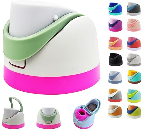 Replacement Lid for Owala Freesip, One Button Water Bottle Top Replacement Cap Compatible with Owala Cup 16oz 24oz 32oz 40oz, Leakproof Replacement Lids Accessory，BPA-Free (Light Gray)