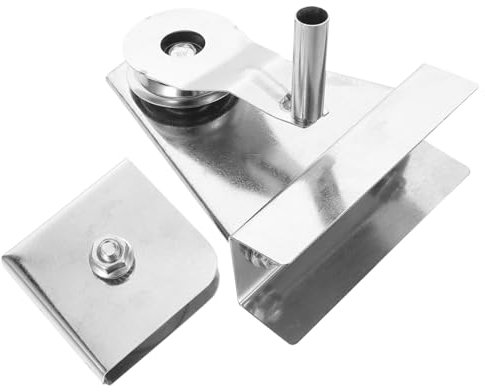 Toyvian 1 Set Heavy Duty Flagpole Pulley Stainless Steel Flagpole Crank Handle Kit Flag Pole Pulley System For Flag Rope Raising Stick Hardware Parts