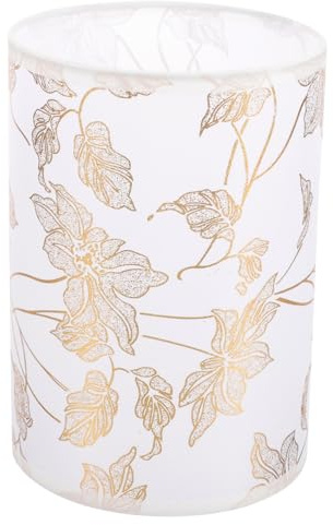 FIXOSHEE Leinenstoff Lampenschirm für Tischlampe Eleganter Drum Lampshade Stilvoller Ersatz für Wohnzimmer Schlafzimmer und Restaurant Langlebig Dekorativ Moderne Handwerkskunst