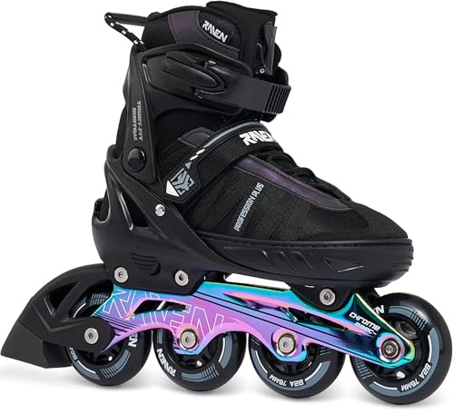 RAVEN Profession Inlineskates Inliner für Kinder und Erwachsene OPTIONAL 2in1 mit Schlittschuhen verstellbar