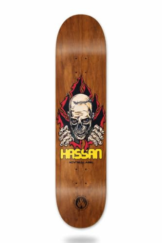Black Label Skateboard Deck Hassan-Ripper 8,38 Zoll Braun