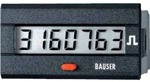 Bauser 3810.3.1.7.0.2 Zählwerk von Zeit oder von Impulse-NEU. Lösung Twin Abm. Bauform 45 x 22 mm