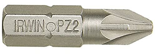 Irwin 10504339 PZ2 Pozi Screwdriver Bit, 25mm, Pack of 10