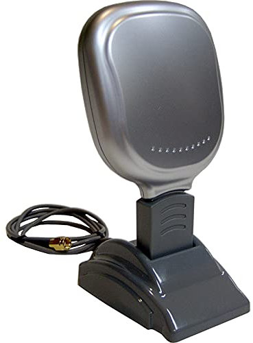 BeMatik - Antena WiFi de Panel Plano orientable magnética de 2.4 GHz y 6 dBi
