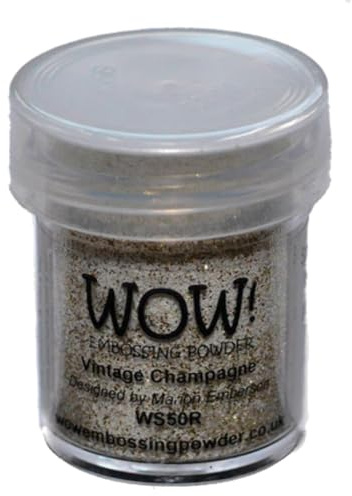 Wow Embossing Powder Wow! Embossing-Puder, 15 ml, Vintage Champagner
