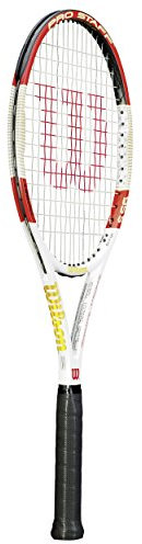 Wilson Erwachsene Turnierschläger Pro Staff 95S Tennisschläger, Rot/Schwarz, 4