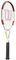 Wilson Erwachsene Turnierschläger Pro Staff 95S Tennisschläger, Rot/Schwarz, 4