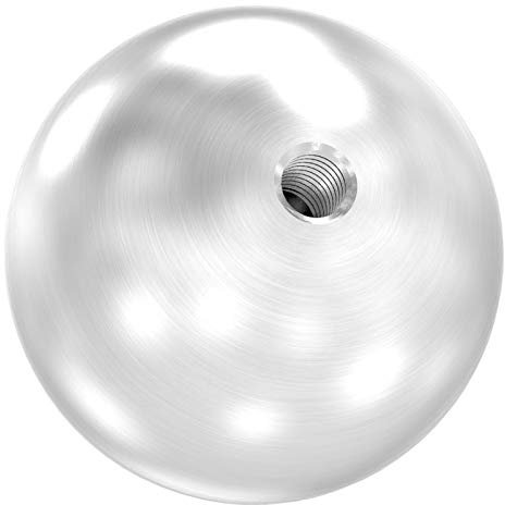 Edelstahlkugel massiv ø 50mm, mit M8 Gewinde