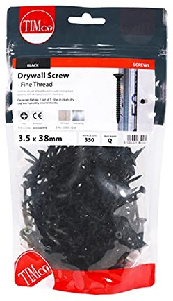 TIMCO PH2 Philips Drywall Screws - 3.5 x 38 - Zinc - Bag of 350