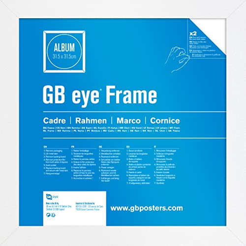 GB Eye Poster, 31.5 x 31.5 cm, Album, weiß, bunt