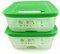 TUPPERWARE Kühlschrank 1,8 L grün (2) KlimaOase flach PrimaKlima Klimakönig 17187