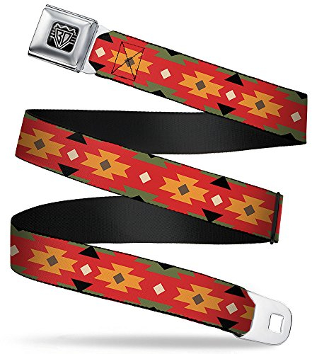 Buckle-Down Sicherheitsgurt Navajo W31432 - mehrfarbig - 3 cm Breit-51 cm/ 91 cm Länge