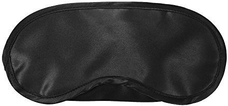 Mascherina per Dormire Mascherina Notte, Maschera per Occhi Ombra Copertura Bendato da Viaggio Dormire Aiuto, Colore Nero (1 PEZZO)