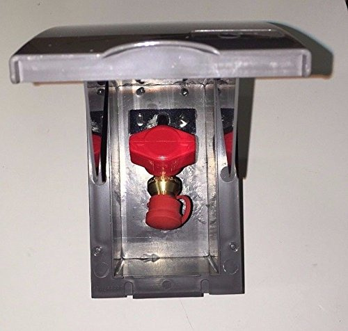 TND LPG Gas BBQ Flush Fit Outlet Box Model - Grey - PO682