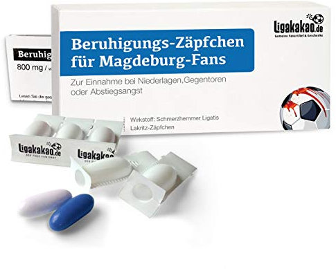 Ligakakao Geschenk männer ist jetzt BERUHIGUNGS-ZÄPFCHEN® für MAGDEBURG Fanartikel Fans by