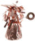 Pack of Rose Gold Heavy Foil Fountain Table Floor Balloon Weight for Helium Birthday Party Wedding Balloons (6 Pack)