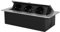 Orno OR-AE-1336/G(GS) - Regleta empotrable (3 enchufes, 2500 W), color plateado