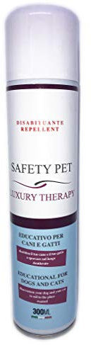 Safety Pet DISABITUANTE Luxury 300ML Repellente Cani Gatti ABITUA Il Cane Gatto A Non Fare BISOGNI in Un Luogo