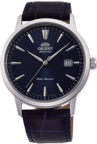 Orient Herren Analog Automatik Uhr mit Leder Armband RA-AC0F06L10B