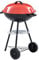 vidaXL XXL Holzkohle Kugelgrill mit Rädern Tragbar Rundgrill Grill BBQ Standgrill Holzkohlegrill Smoker Gartengrill Grillwagen 44cm