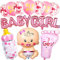 Decorazioni Baby Shower Ragazza - Striscioni, Palloncini e Accessori per Festa Nascita Bambino