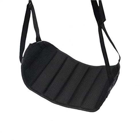 Hamac Chaise Portable Home Office Pied Hamac Voyage en Plein air Pieds d'intérieur Mini Repose-Pieds hamac Noir en Gros