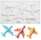 OCPO KITCHEN Silikonformen zum Backen von Mousse, Kuchen, 3D-Flugzeug-Silikon-Backformen für Kuchen, französische Dessert-Form für Gebäck, Schokolade, Cupcake, Flugzeug-Form