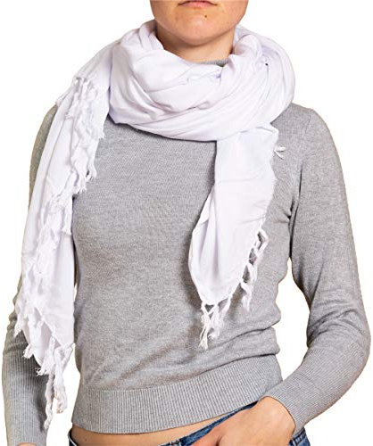 PANASIAM Scarf uni 190x116cm white