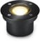 lambado® LED Bodenstrahler für Außen - extra flach, befahrbar & wasserdicht inkl. 5W Strahler neutralweiss dimmbar - Schwarz runde Bodenleuchte/Bodeneinbaustrahler IP67 für Terrasse & Garten