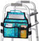 supregear Side Walker Bag, Walker Accessories Bag w/Cup Holder, Folding Walker Basket Waterproof Walker Organizer Caddy Pouch for Most Walker with Side Bar for Seniors, Elderly, Double Sided