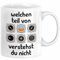 Trendation - Pilot Tasse Geschenk Lustiger Spruch Welchen Teil Von Verstehst Du Nicht Piloten Edition Becher Kaffeetasse (Weiß)