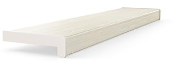 Seiletech.de Banc de fenêtre en PVC - 40 x 120 cm - Chêne scandinave - Rebord de fenêtre - Pour l'intérieur - Intérieur - Vendu au mètre - Décoration - Plastique