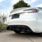 für Tesla Model 3 2024 Heckspoiler Aeroflaps Schwarz Metall