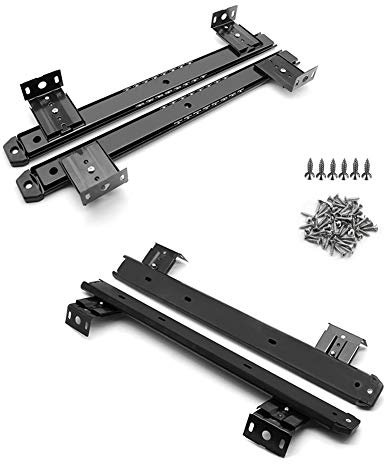 SWAYVES Drawer Runners, Cabinet Slides Full Extenskeyboard Shelf Runners Computer Slides for Under Desk