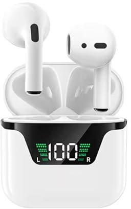 EKAM Wireless Earbuds, Bluetooth 5.1 Headphones in Ear with HiFi Stereo Deep Bass, Wireless Headphones in ear earbuds with Dual LED Display, 30H Playtime, IP7 Waterproof