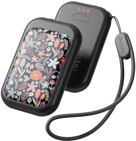 OCOOPA Magnetic Rechargeable Hand Warmers 2 Pack, Card-style Electric Hand Warmer, Pocket Battery Operated Heater, UL Certified, 3 Heat Settings, Tech Gifts for Men,Purse Must Haves, UT4 Young
