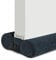 fowong Draft Excluder for Doors, 90cm Under Door Draught Excluder Seal Reduce Noise - Double Side Draught Stopper, Machine Washable, and Easy to Install - Blue