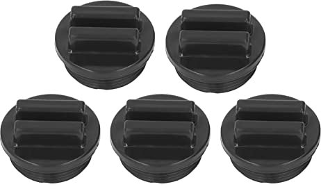 5 Stück Rohrstopfen Pool Stopfen, Verschlussstopfen Pool Winterstopfen, 1,5-Zoll-Poolrohrstopfen Gewinde-Pool-Spa-Rücklaufleitung Ablassschraube Mit Dichtungs-O-Ring, Pool-Rücklaufschraube