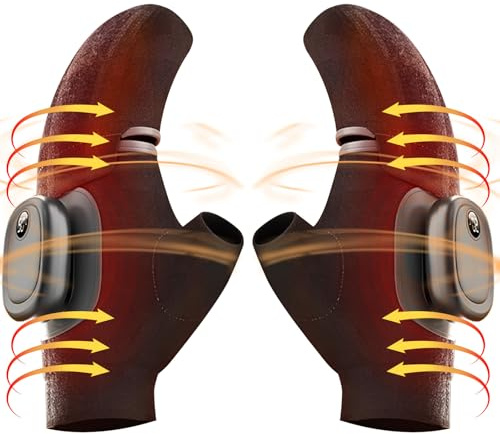 OBEST Beheizbare Handschuhe Herren Damen | Volle und Halbe Hände Winter Beheizte Handschuhe mit 3 Einstellbare Heizmodi für Motorrad Radfahren Wandern Skifahren