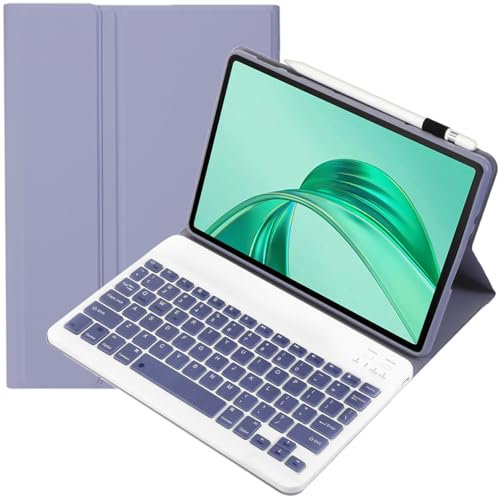SCIMIN Funda tipo libro con teclado Bluetooth desmontable para Honor Pad X8a (11 pulgadas)
