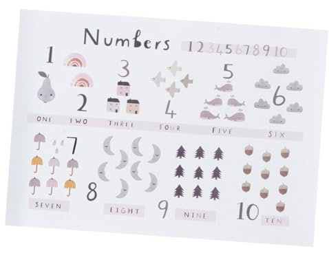 MOLUCKFU 1 Stk Englisches Alphabet Hängendes Alphabet Der Karikatur Alphabetposter Für Kleinkinder Tier-abc-wandkunst Bildungsplakate Für Kinder Alphabet-wandkunstdruck Wandbehänge Papier
