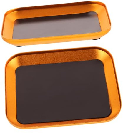 iplusmile 1 Satz Schraubentablett Modellbau Zubehör Kleinteile Aufbewahrung Modell Reparatur Zubehör Schraubenschale Set Schüssel Für Mechaniker Hardware-schalen Aluminiumlegierung 2st