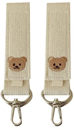 Ganci per carrozzina, 2 pezzi, ganci per borse per pannolini, borse, accessori per passeggino