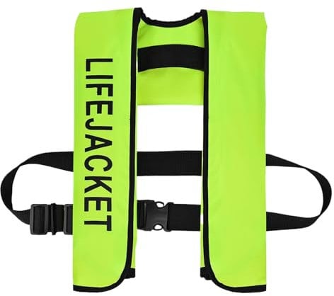 Giubbotto Salvagente Adulti per Kayak,Giubbotto Di Salvataggio Gonfiabile Automatico | Indumento di Sicurezza Portatile per Nuoto Barca Surf Kayak