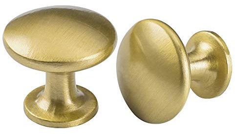 LONTAN 4 Stück Möbelknöpfe Gold Modern - Küchenknöpfe, Schrankknöpfe, Schubladenknauf, Türknopf für Schlafzimmer, Badezimmer