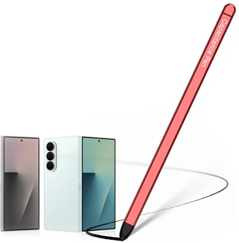 Stylet de Remplacement pour S Pen Fold7, Samsung Galaxy Z Fold7, Stylets pour Samsung Tab A9+, tablettes Android et tablettes iOS-Rouge