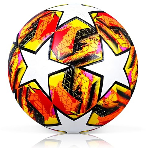 Auirshiky Trainings-Fußball, Fußball der Champions League, Fußball, Größe 5, für Kinder und Erwachsene, Artikel für Amateure, Fußball, Geburtstagsgeschenk