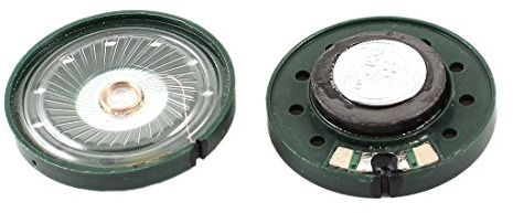 Round Slim Internal Magnet Speaker, 16 Ohm 0.25W, 35mm Diameter, 2 Pcs, Ideal for Toys, Sound Performance